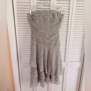 Beaded strapless dress